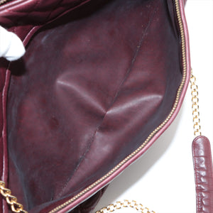 Chanel Matelasse Lambskin Chain Tote Bag Bordeaux