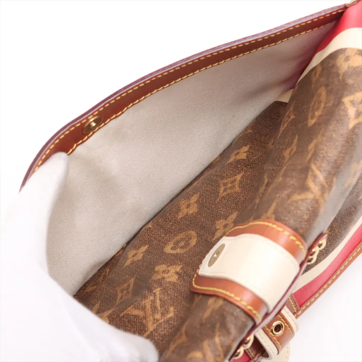 Louis Vuitton Monogram Tisse Portelailleur Shoulder Bag
