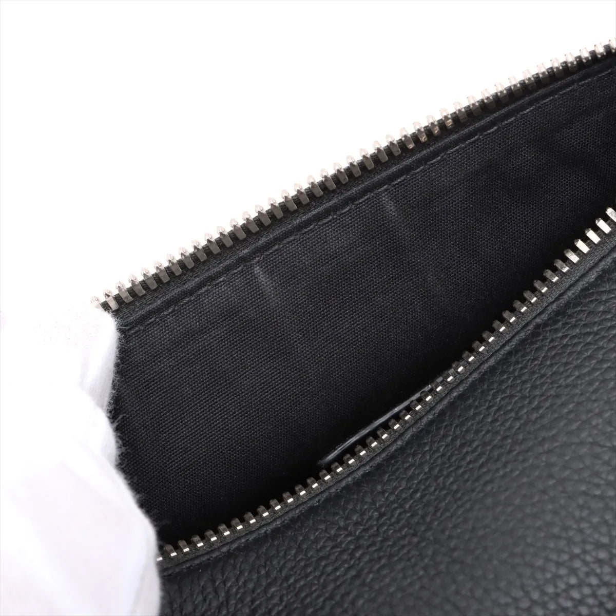 Christian Dior Atelier Leather Roller Shoulder Bag Black