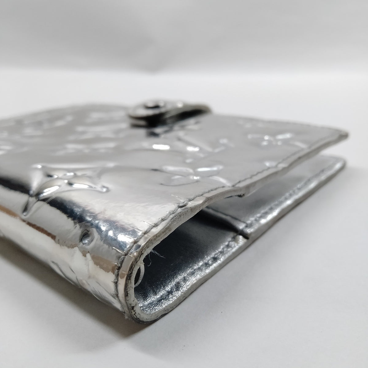 Louis Vuitton Monogram Mirror Agenda PM Silver