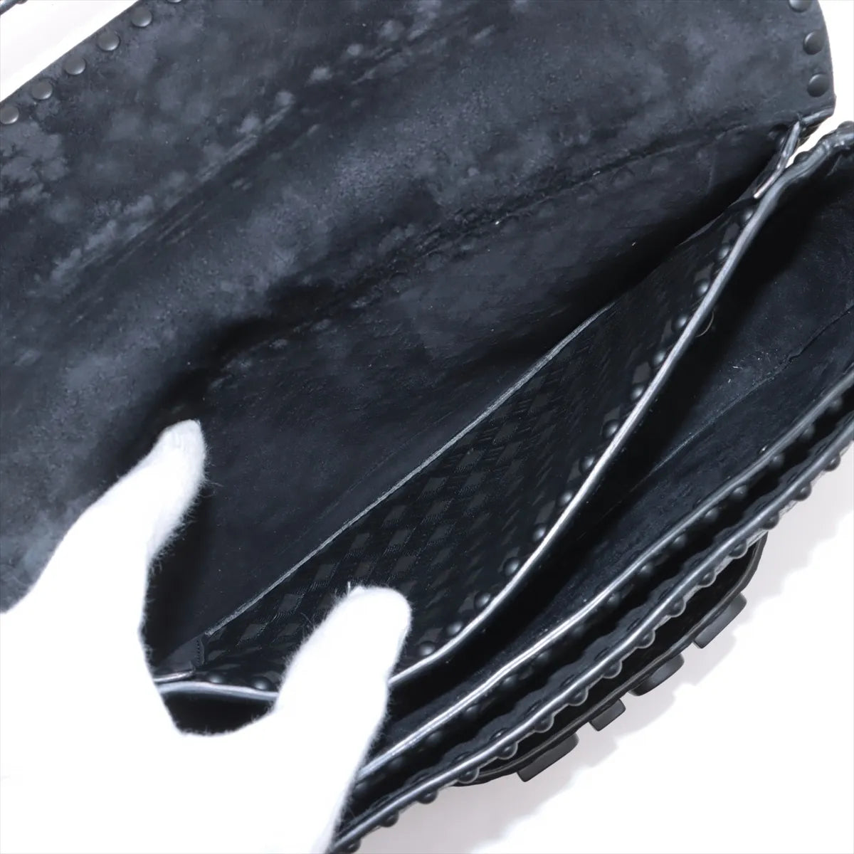 Christian Dior Dio(R)evolution Leather Shoulder Bag Black