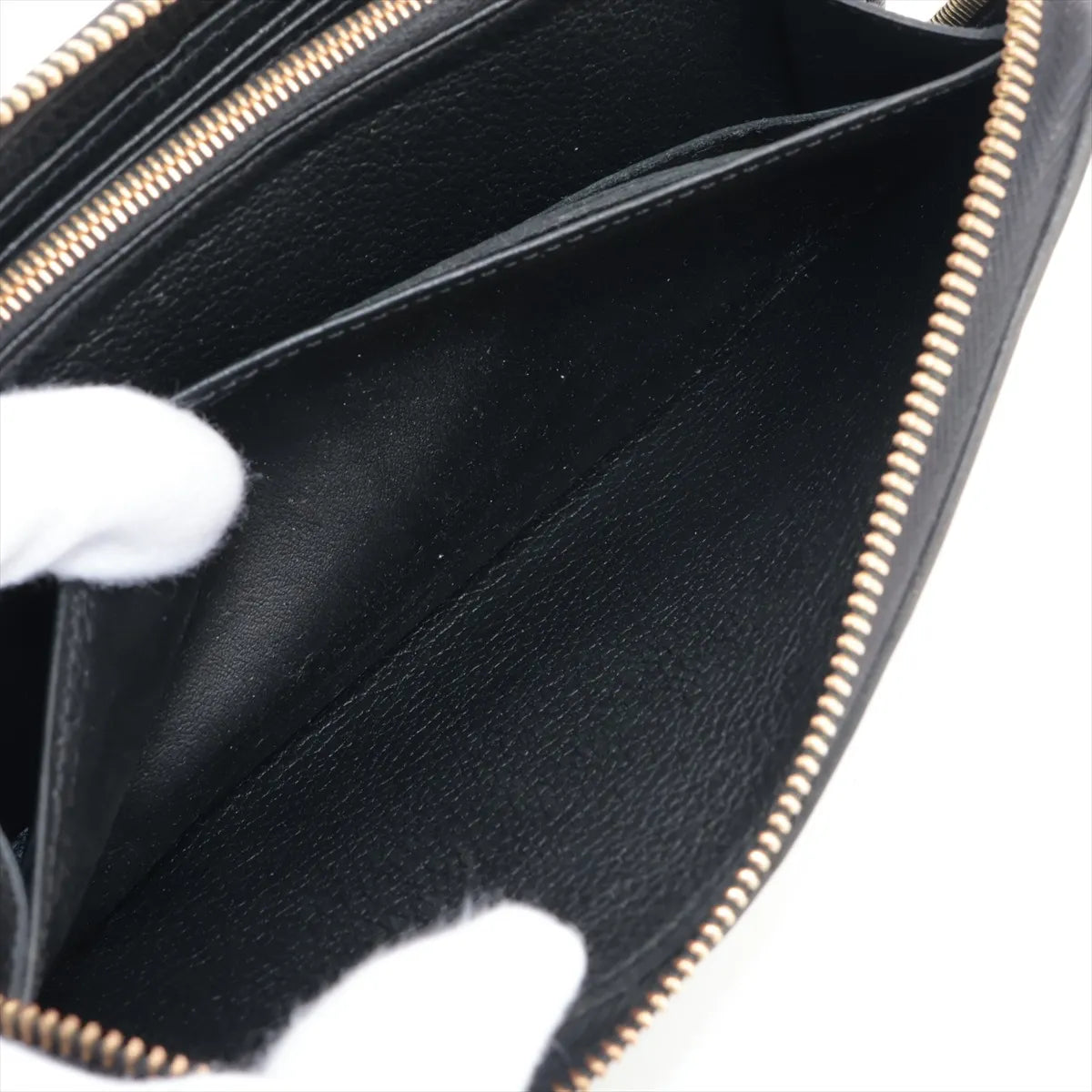 Louis Vuitton Monogram Empreinte Zippy Wallet Black