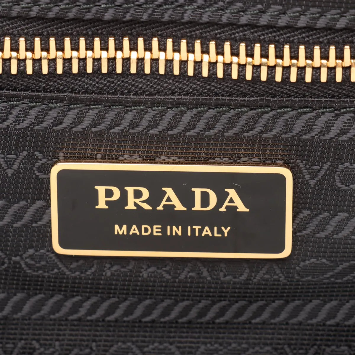 Prada Tessuto Nylon Leather Bucket Shoulder Bag Black