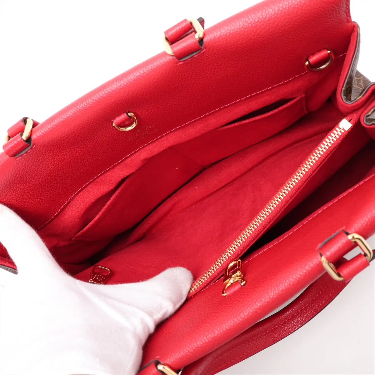 Louis Vuitton Monogram Venus Brown x Red