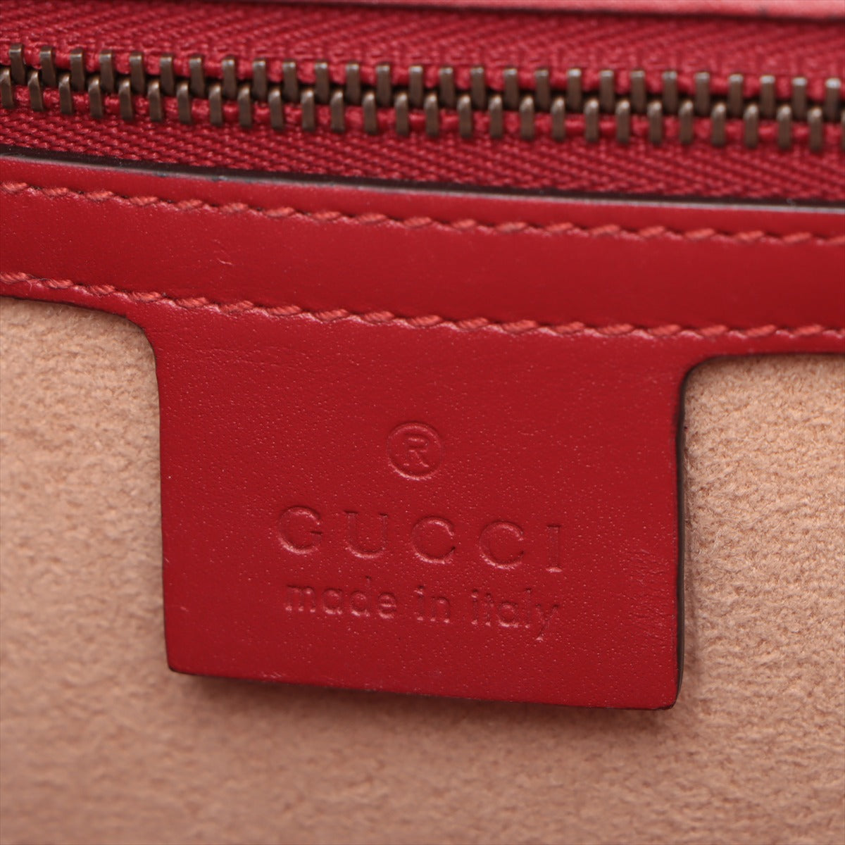 Gucci Queen Margaret Leather Shoulder Bag Tricolor