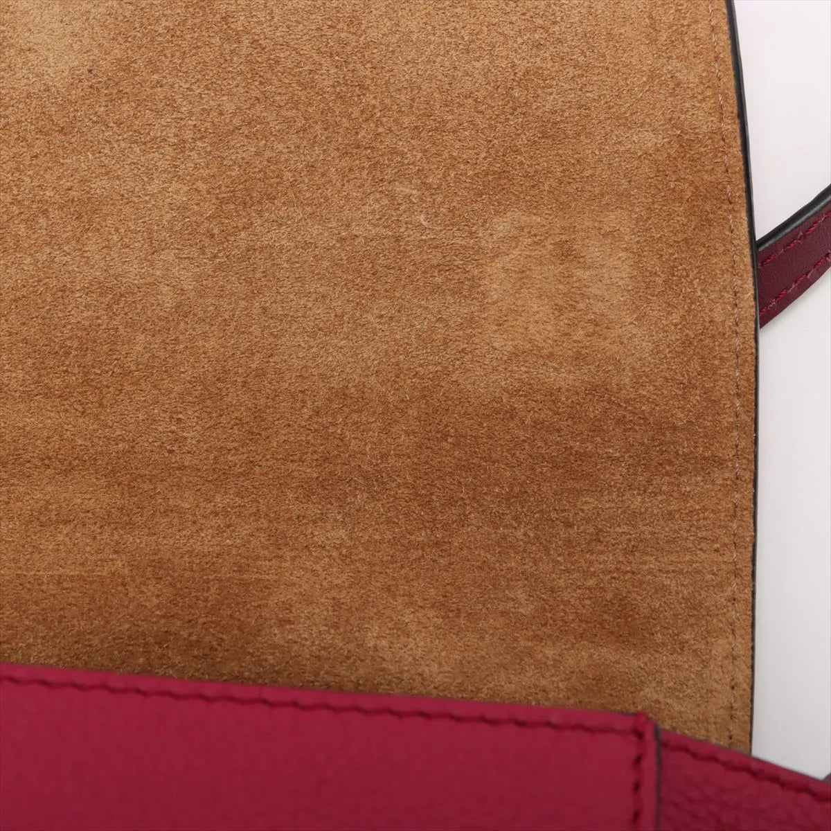 Loewe Mini Gate Leather Shoulder Bag Red