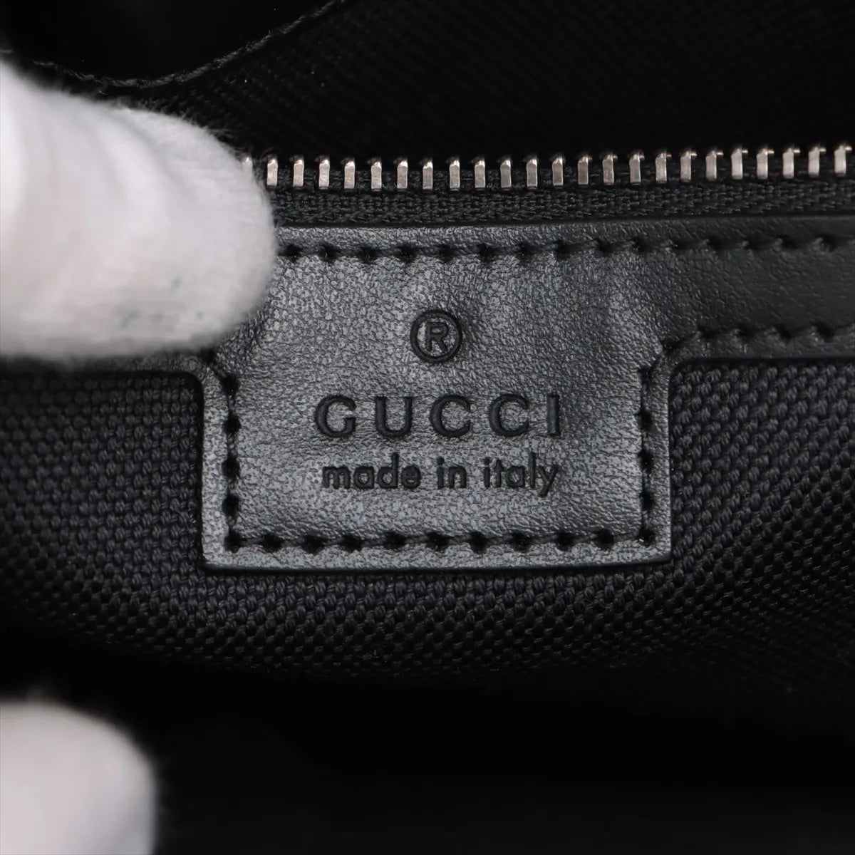 Gucci GG Marmont Leather Chain Shoulder Bag Black