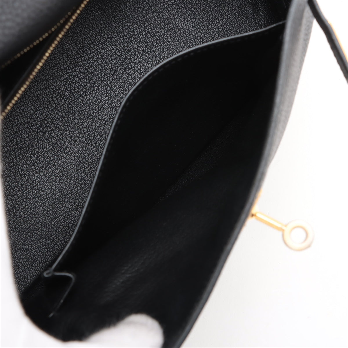 Hermes Kelly 25 Taurillon Clemence Shoulder Bag Black * PREORDER *