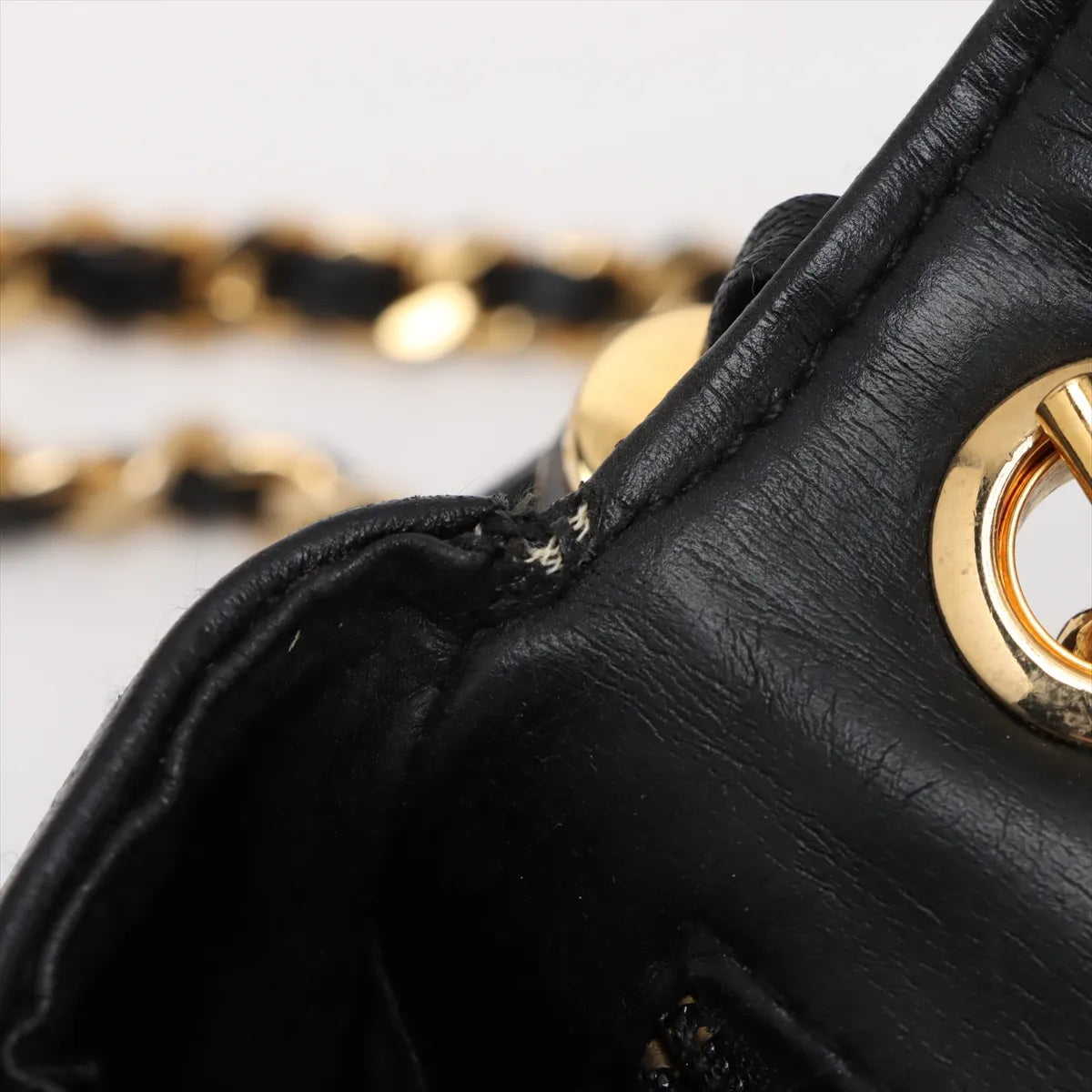 Givenchy Leather Chain Shoulder Bag Black