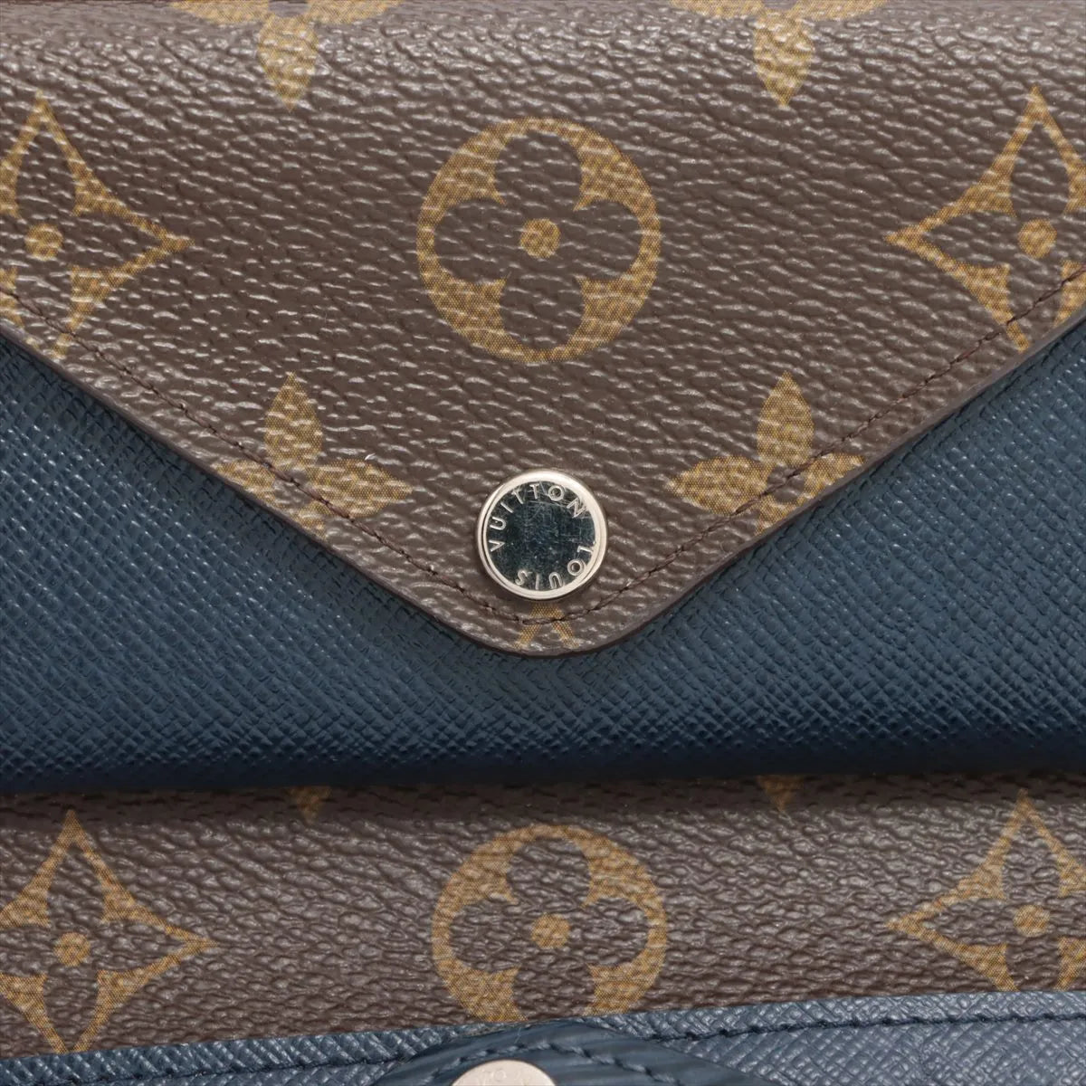 Louis Vuitton Monogram Epi Marie Lou Compact Wallet Blue