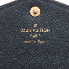 Load image into Gallery viewer, Preloved Louis Vuitton Monogram Empreinte Portefeuille Sarah Navy Blue