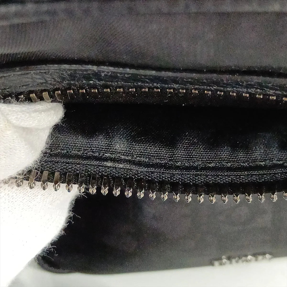 Dior Oblique Nylon Leather Shoulder Bag Black