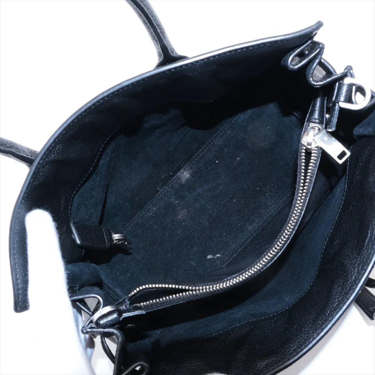Saint Laurent Paris Sac de Jour Nano Leather Two-Way Shoulder Bag Black