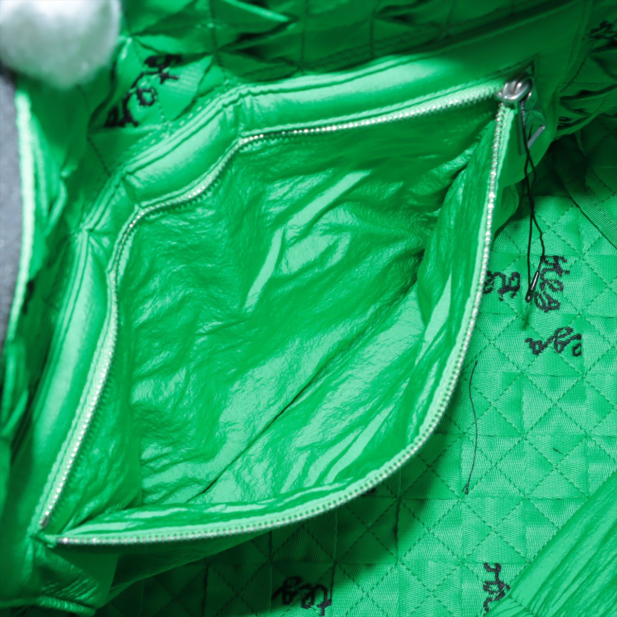 Bottega Veneta Webbing Polyester Two-Way Tote Bag Green x Black * PREORDER *