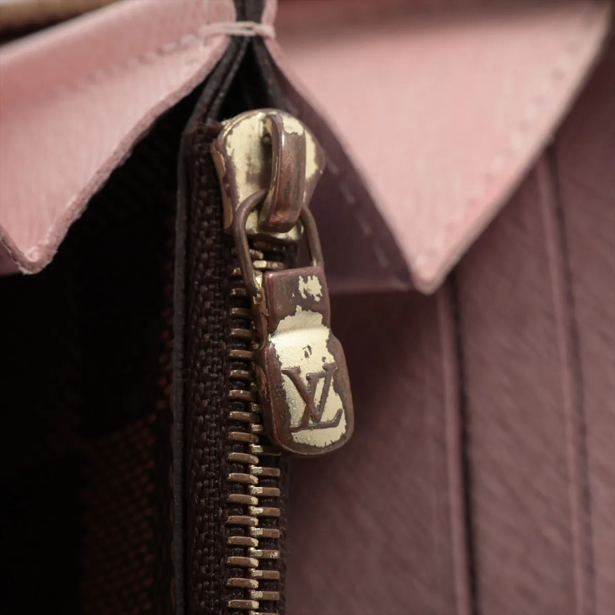 Louis Vuitton Monogram Clemence Zippy Wallet Rose Ballerine
