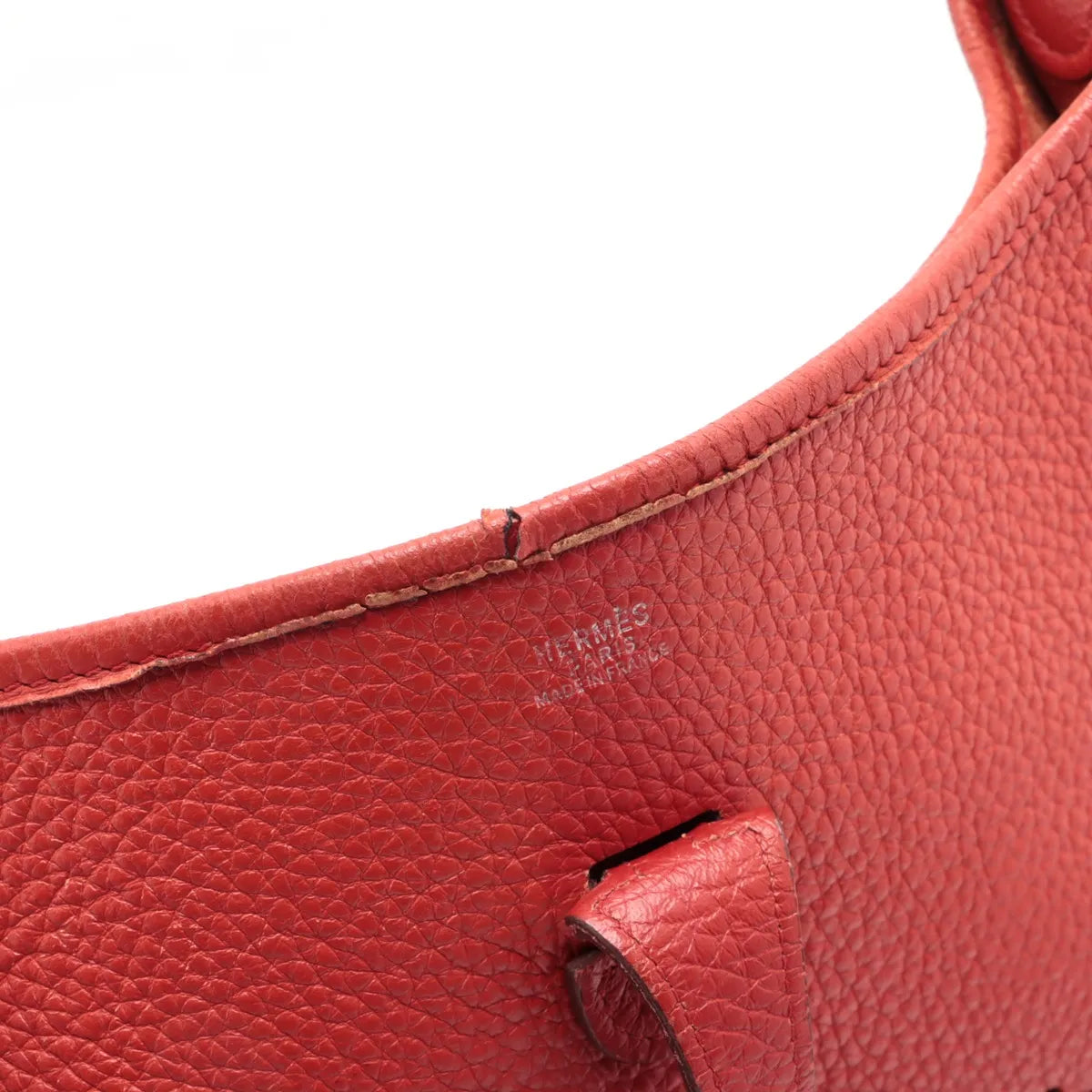 Hermès Evelyn II PM Taurillon Clemence Red