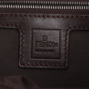 Best Authentic Fendi Zucca Double Long Strap Shoulder Bag Brown