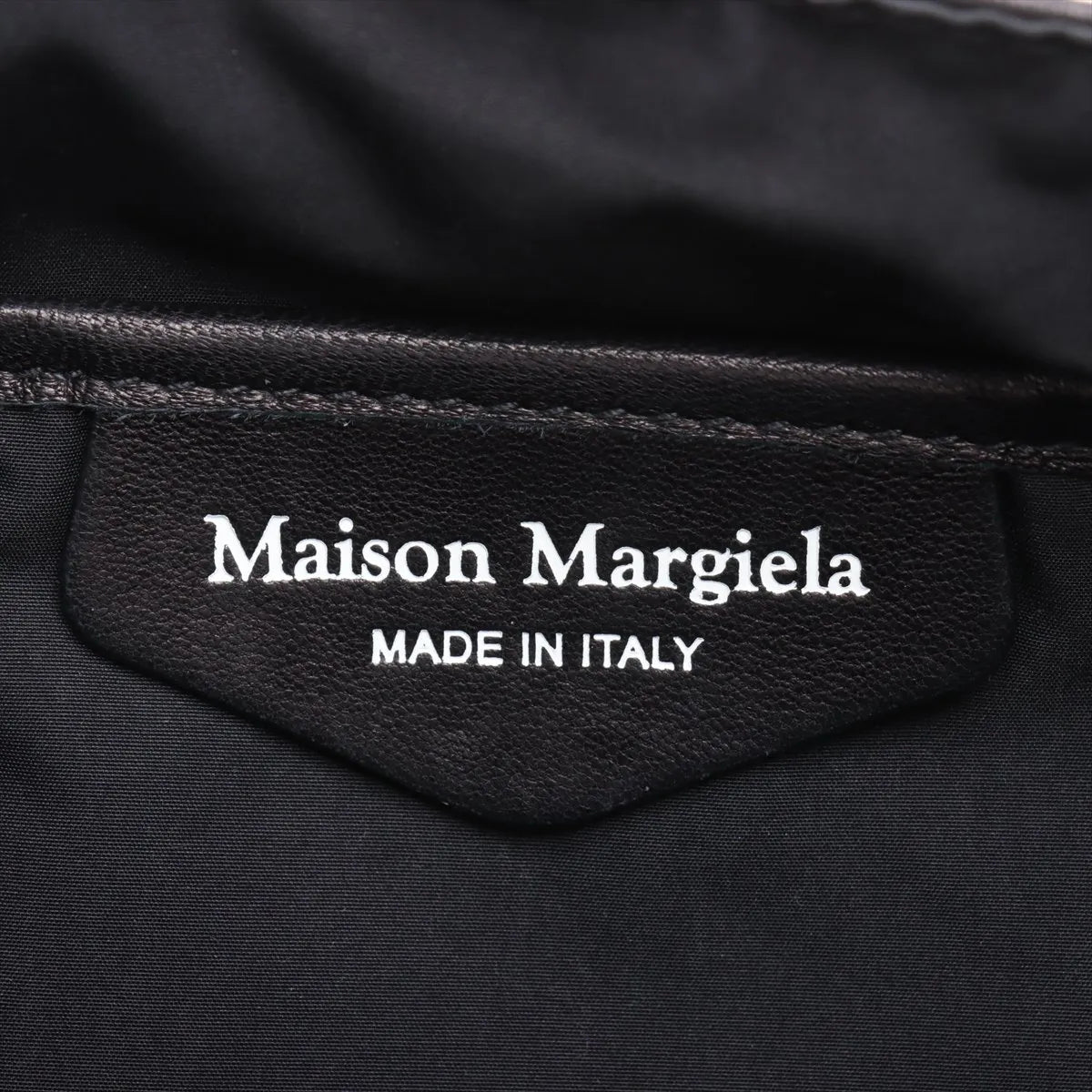 Maison Margiela Glam Slam Leather Chain Shoulder Bag Black