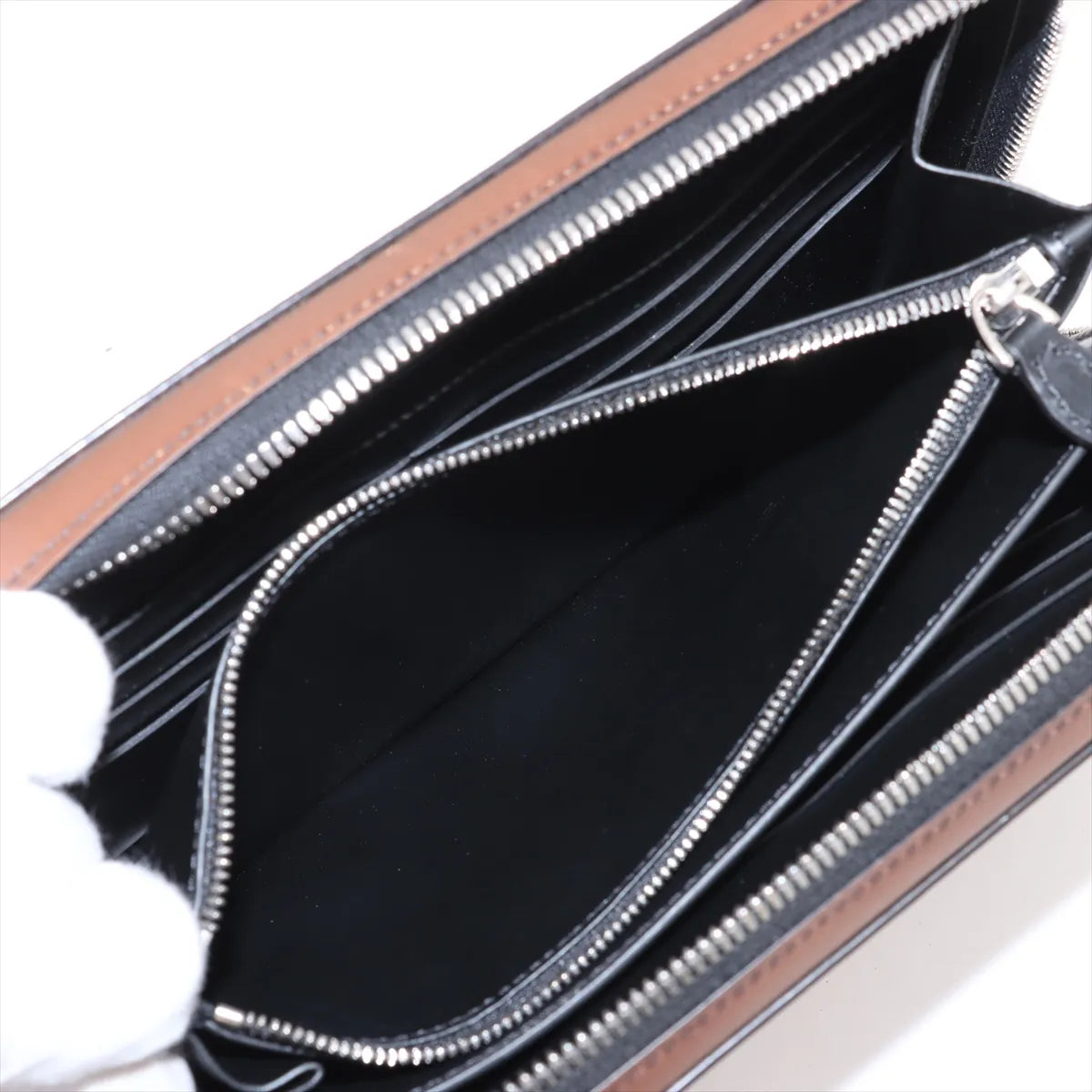 Berluti Calligraphy Leather Handbag Brown