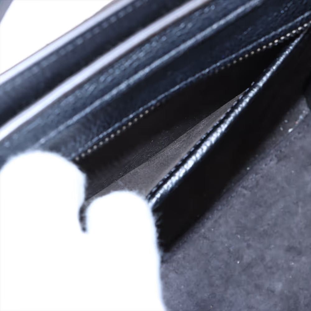 Celine Luggage Nano Shopper Leather Two-Way Handbag Black