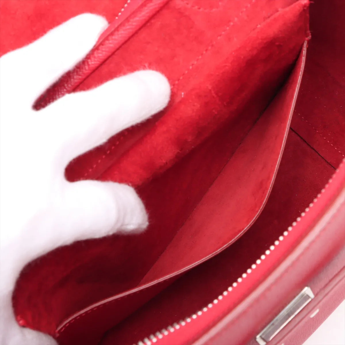 Celine Micro Leather Two-Way Belt Bag Red