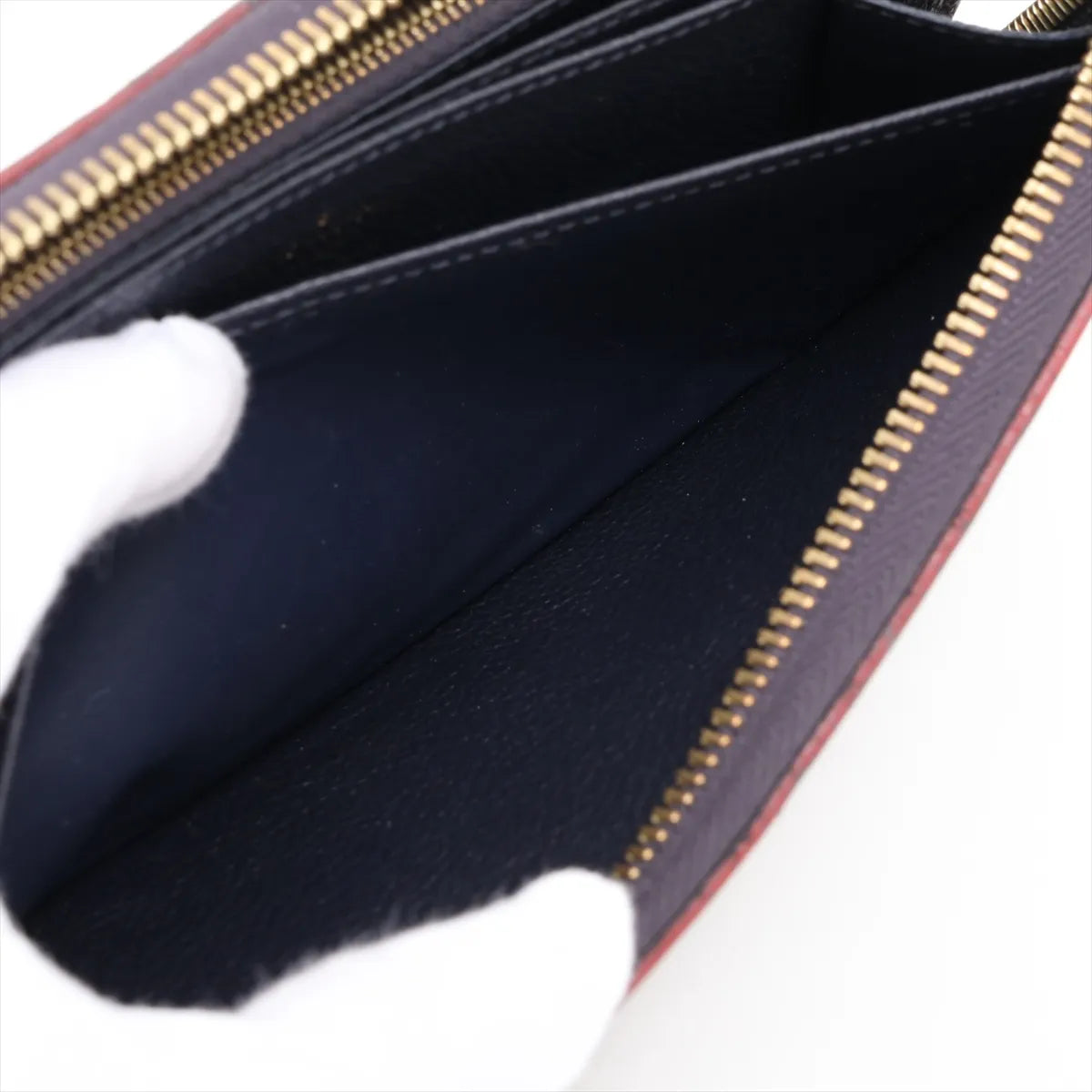 Louis Vuitton Monogram Empreinte Zippy Wallet Navy