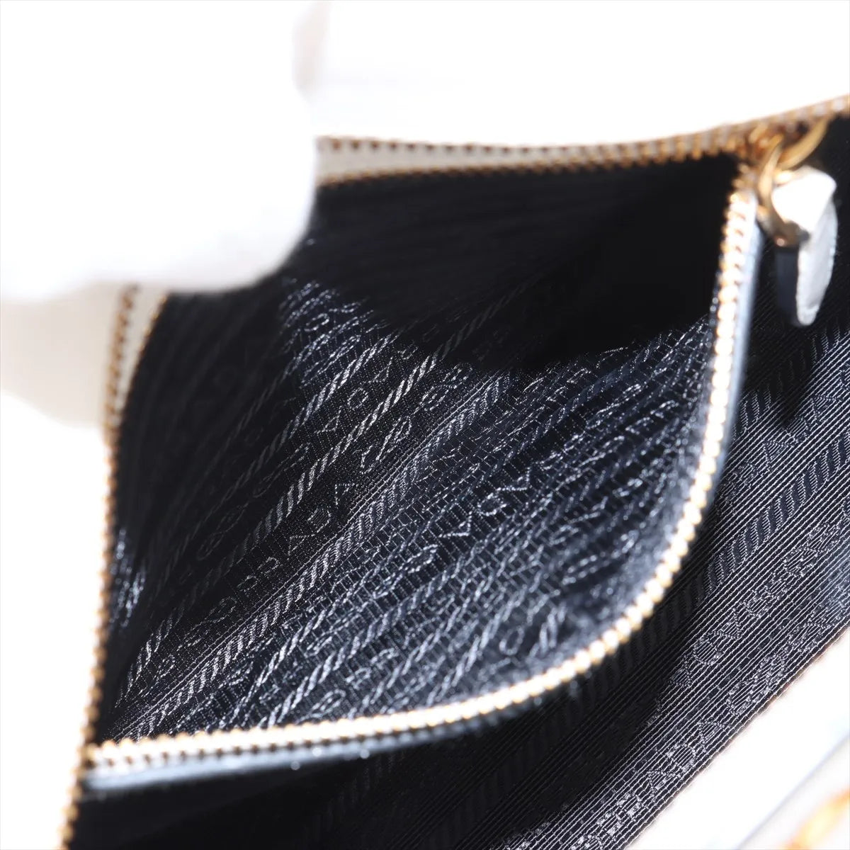 Prada Saffiano Leather Two-Way Handbag White