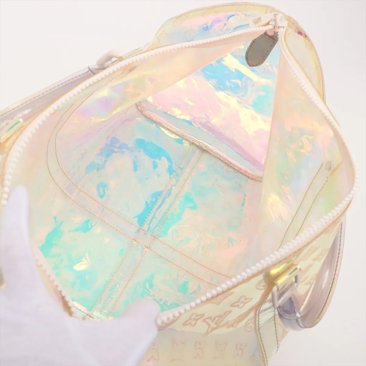 Louis Vuitton Monogram Prism Keepall Bandouliere 50