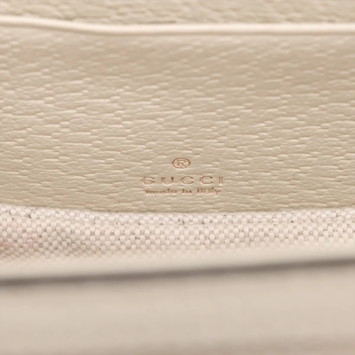 Gucci Jumbo GG Bamboo Canvas Leather Two-Way Shoulder Bag Beige