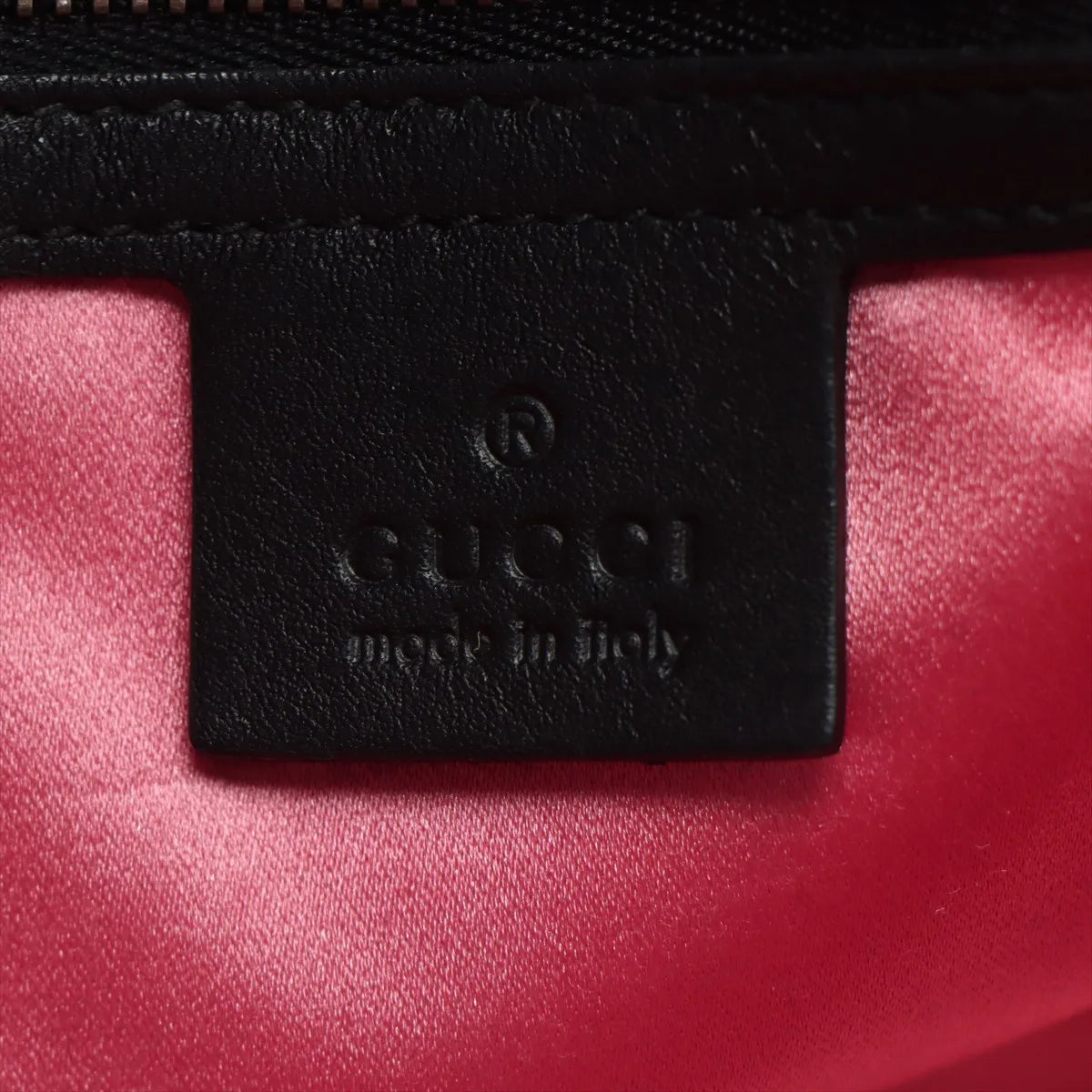 Gucci GG Marmont Crystals Velour x Bijou Chain Shoulder Bag Black