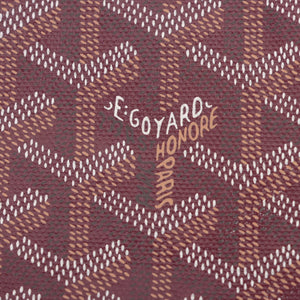 Goyard Saint Louis PM Bordeaux PVC Leather Tote Bag