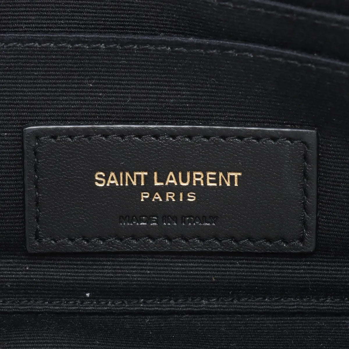 Saint Laurent Paris Becky Leather Chain Shoulder Bag Black