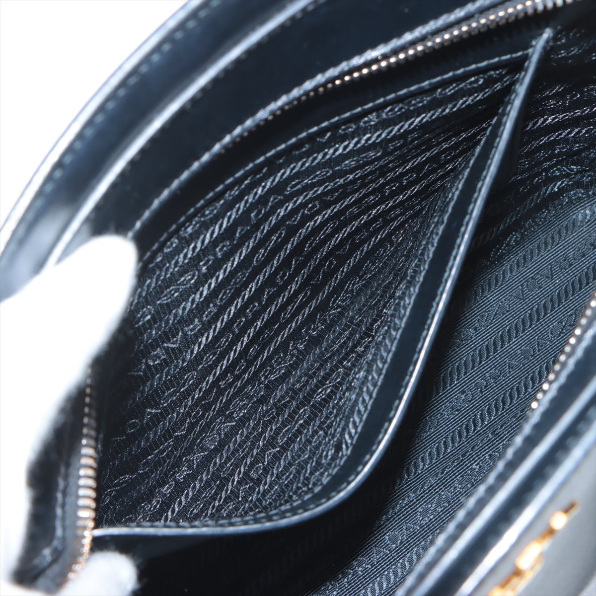 Prada Saffiano Leather Two-Way Shoulder Bag Black * PREORDER *