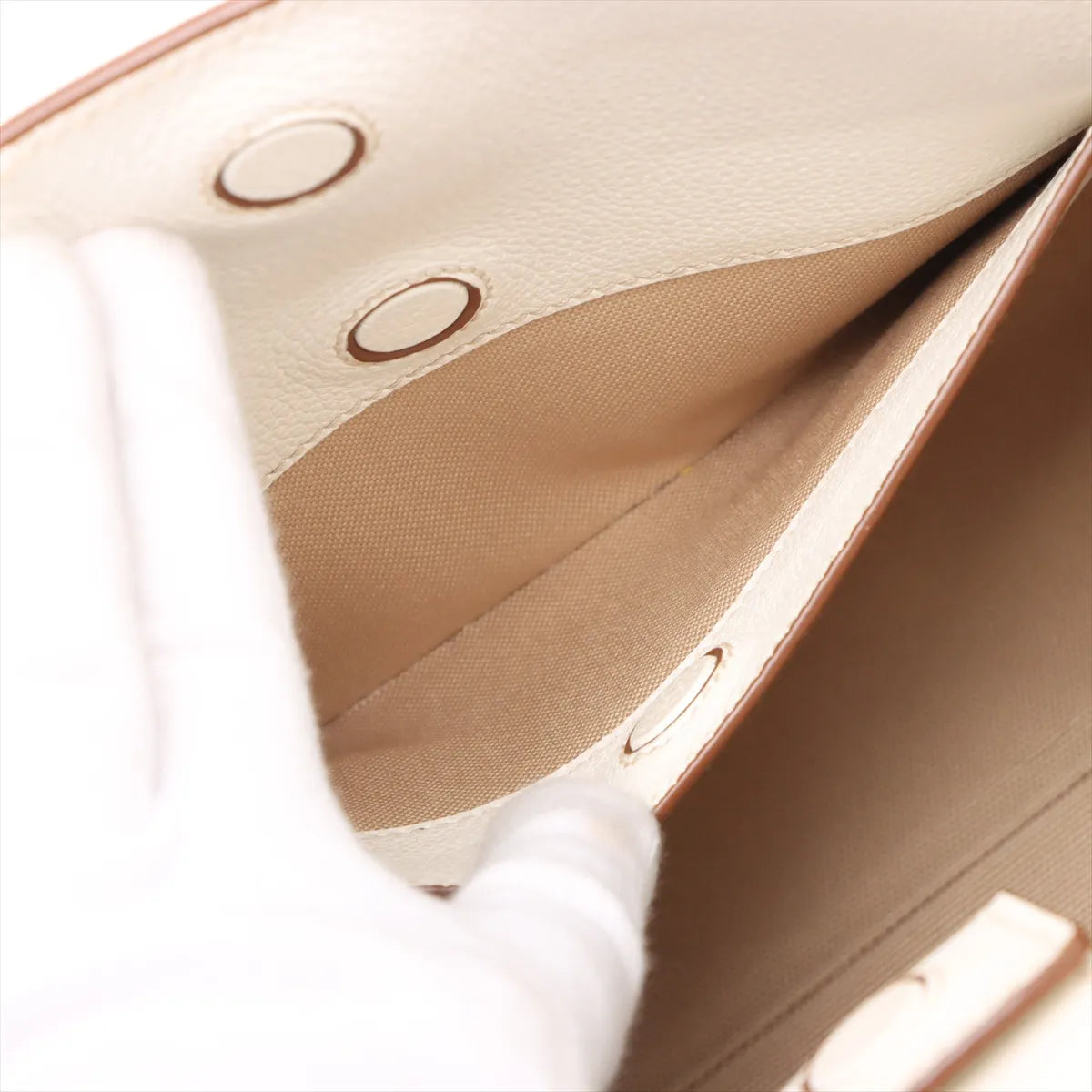 Prada Leather Two-Way Tote Bag White