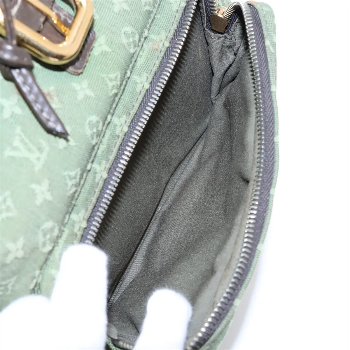 Louis Vuitton Monogram Mini Lin Montsouris GM Army Green