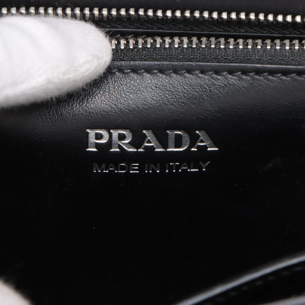 Prada Leather x Studs Shoulder Bag Multicolor