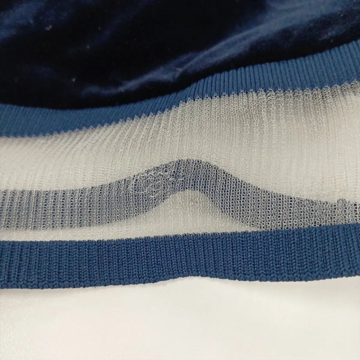 Fendi Flower Cotton Polyurethane Long T-shirts Navy Blue