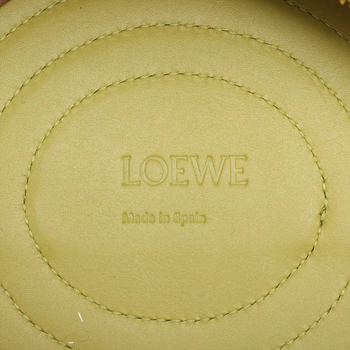 Loewe Paseo Leather Two-Way Shoulder Bag Green