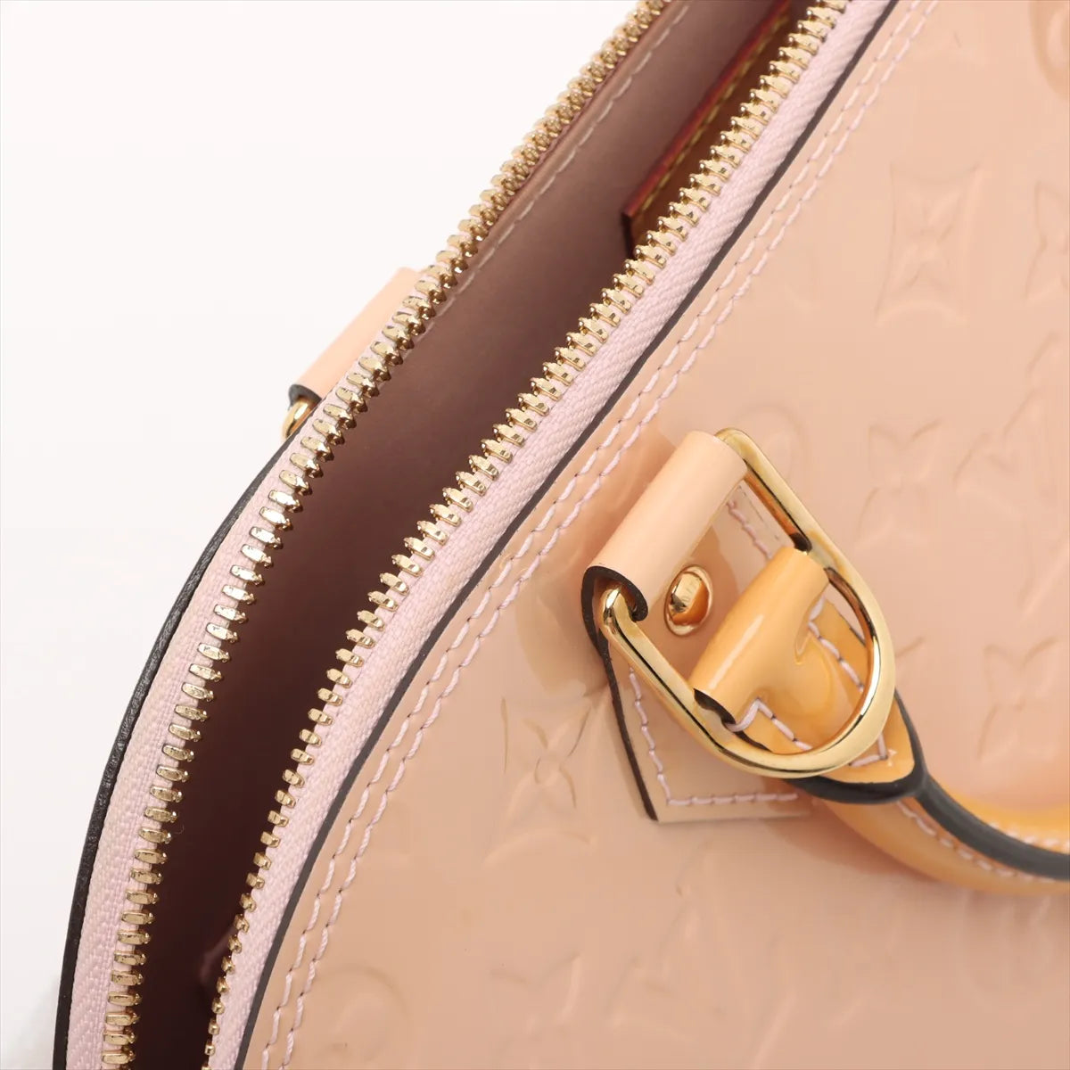 Louis Vuitton Vernis Alma PM Beige