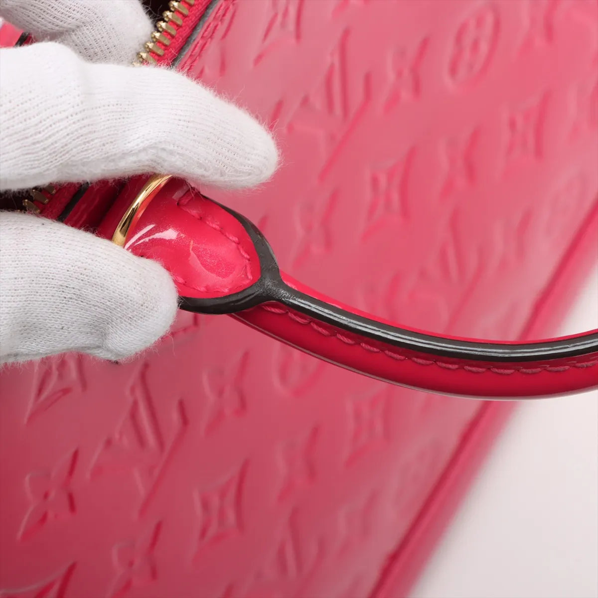 Louis Vuitton Monogram Vernis Alma PM Pink