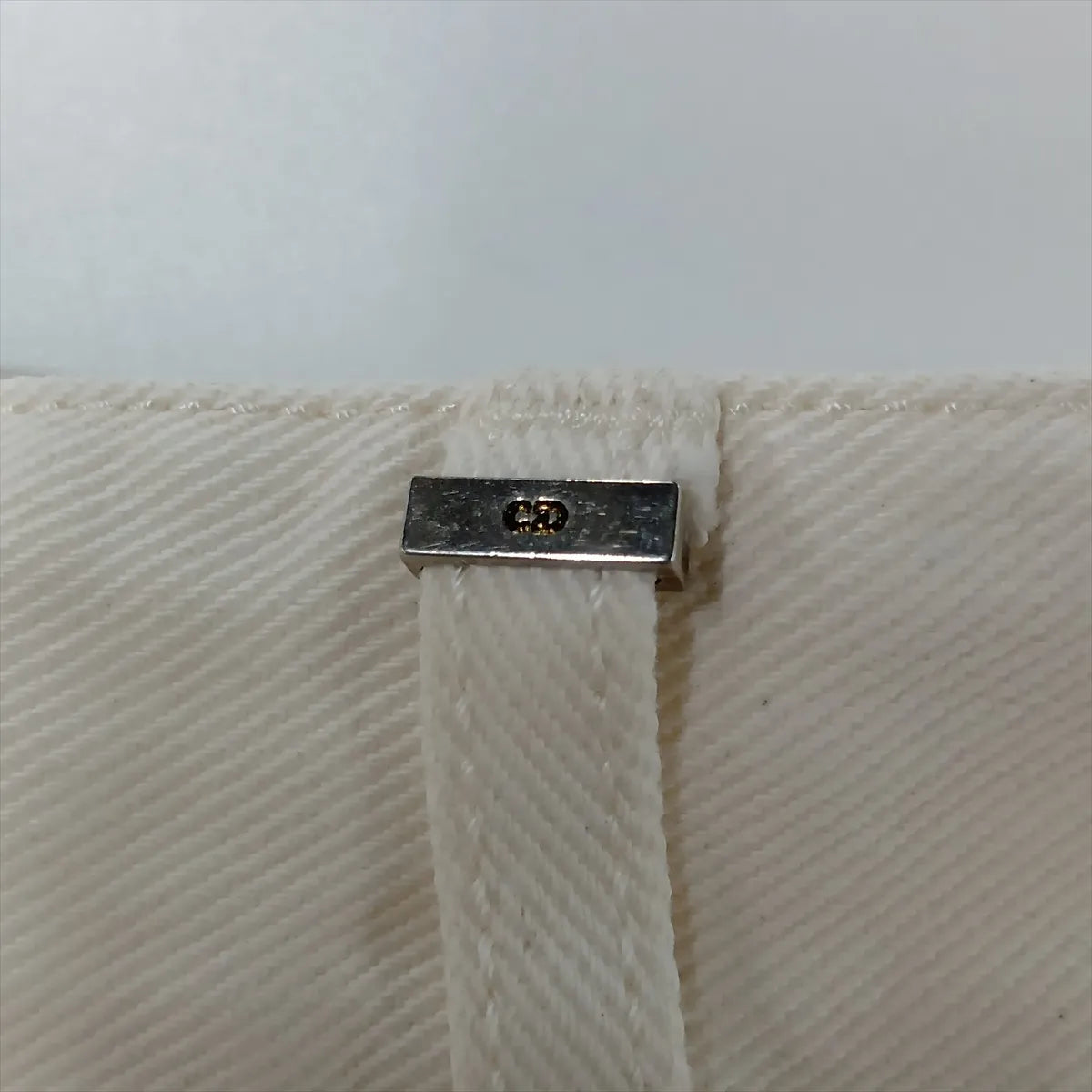 Christian Dior Cotton Denim Pants White