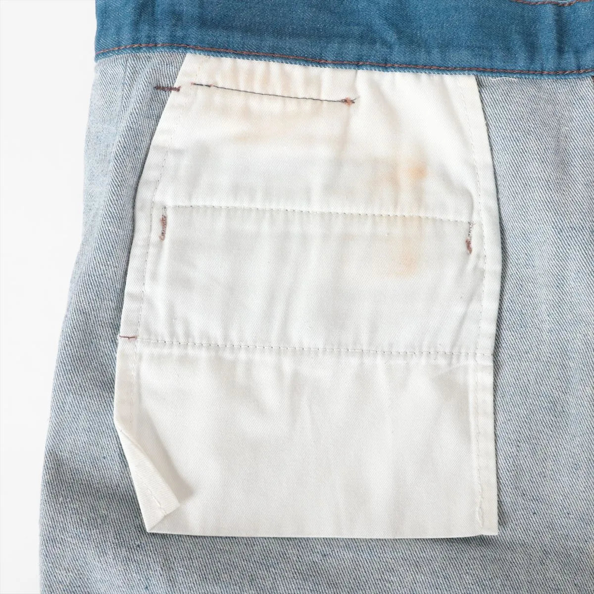Gucci Cotton Short Pants Denim Blue
