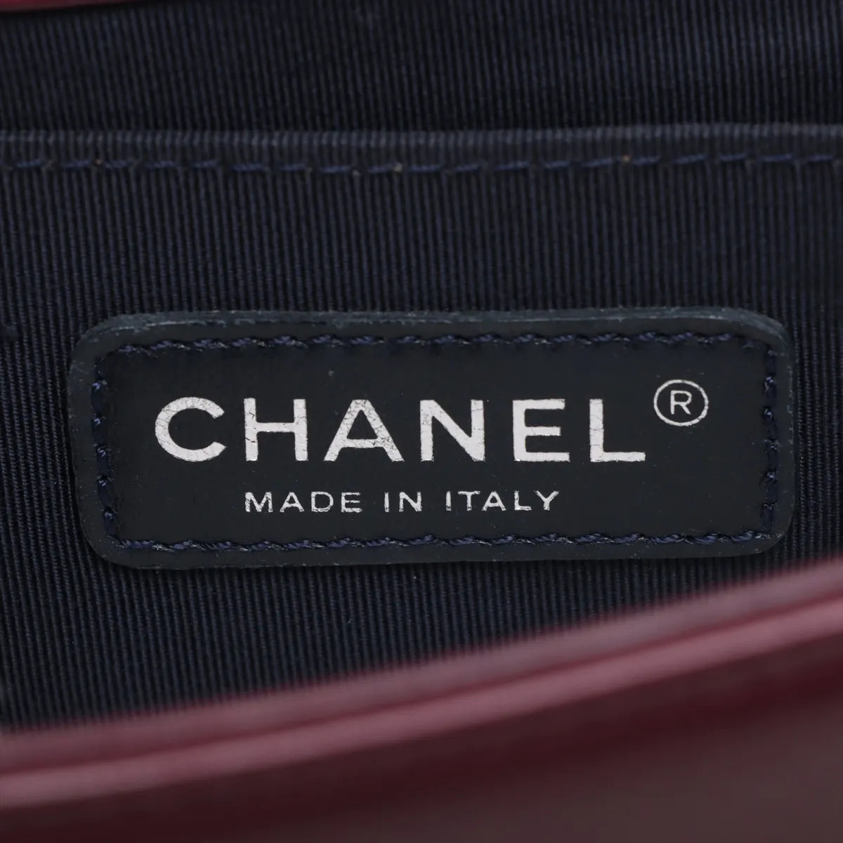 Chanel Boy CHANEL 25 Tweed x Velvet Chain Shoulder Bag Bordeaux