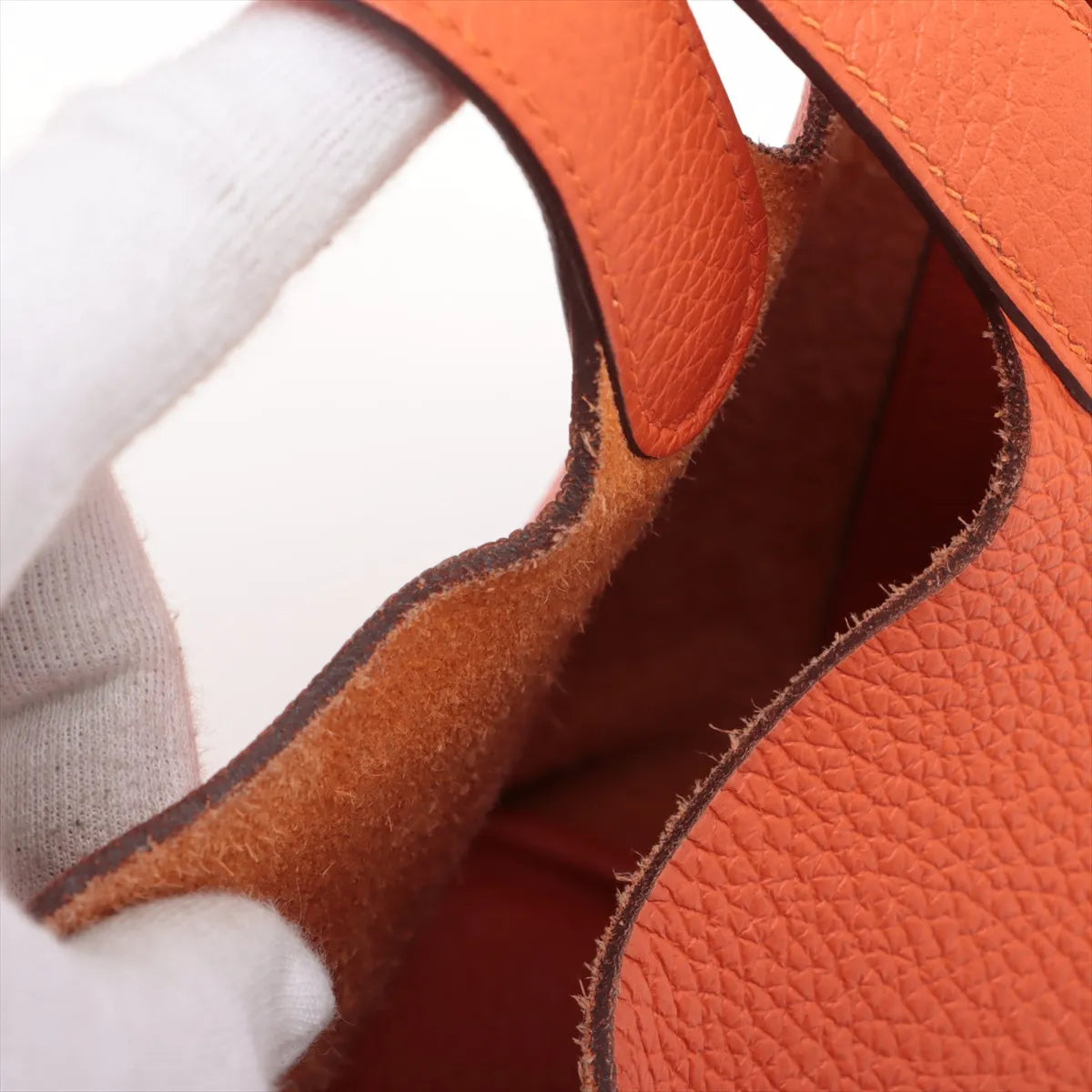 Hermes Picotin Lock 18 PM Taurillon Clemence Orange