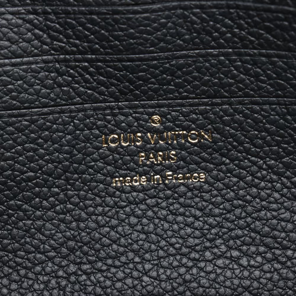 Louis Vuitton Monogram Empreinte Wallet on Chain Ivy Black