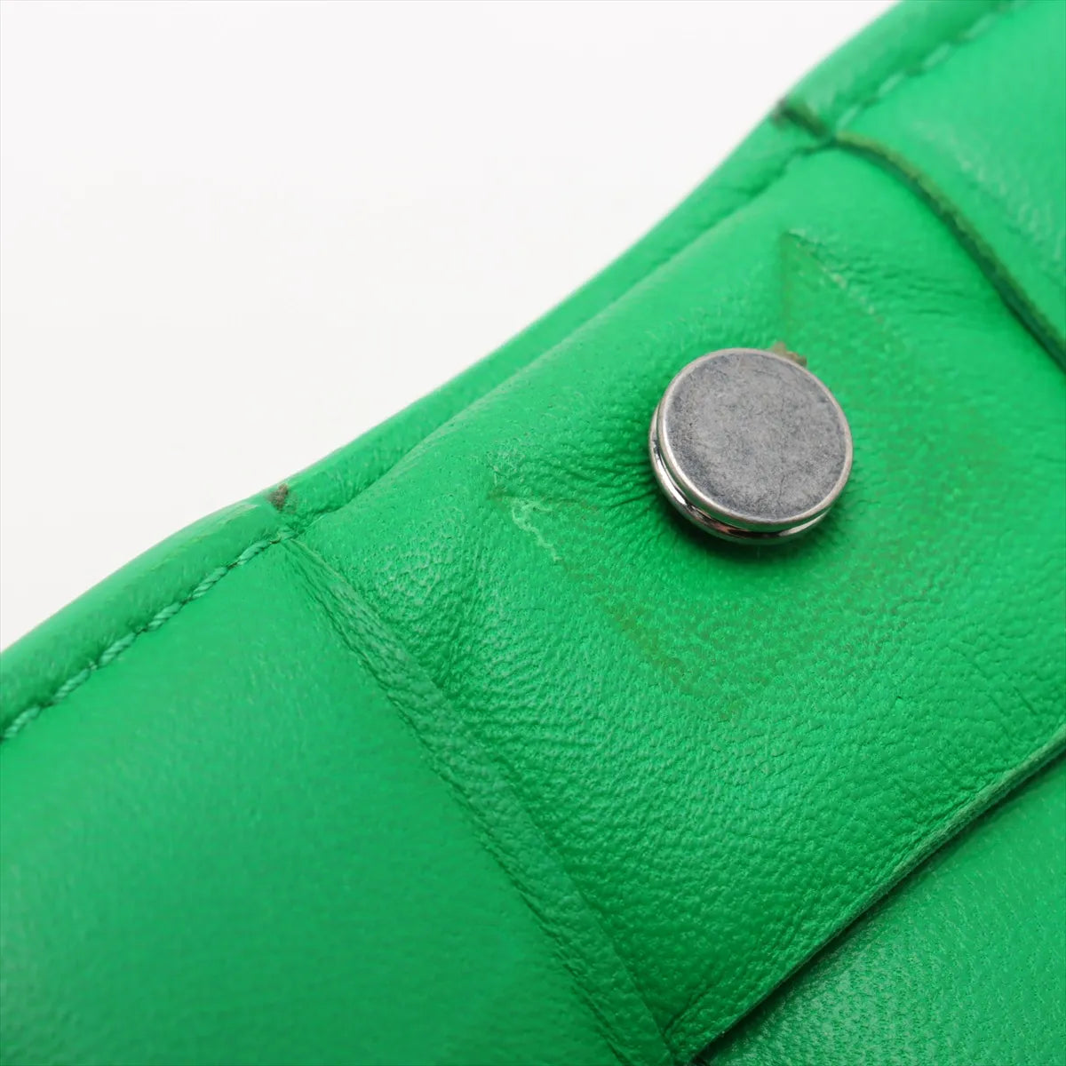 Bottega Veneta Maxi Intrecciato Candy Padded Cassette Shoulder Bag Green