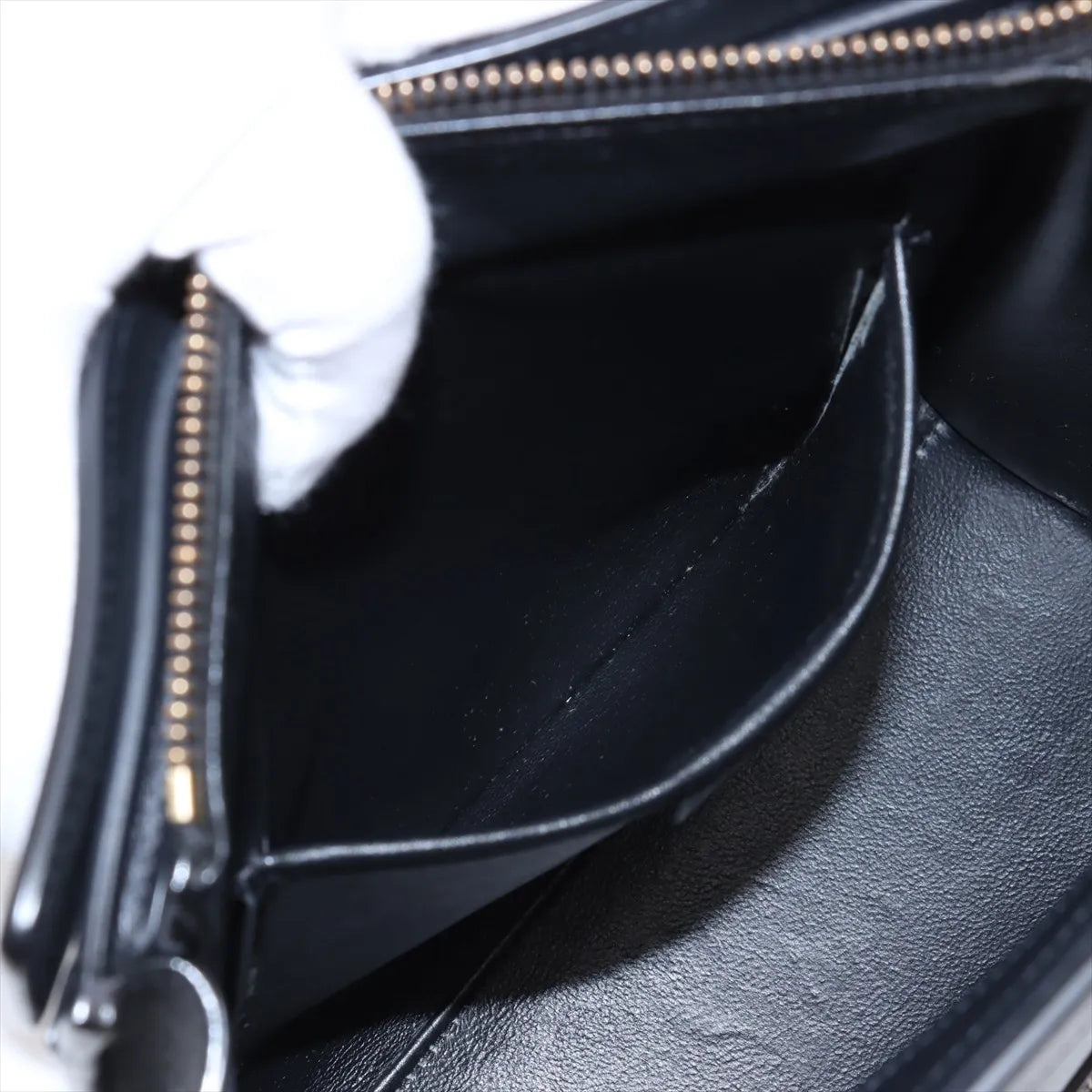 Celine Luggage Nano Shopper Leather Two-Way Handbag Black