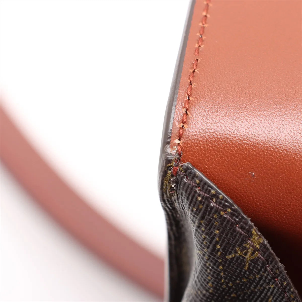 Saint Laurent Paris Monogram Medium Shoulder Bag Brown