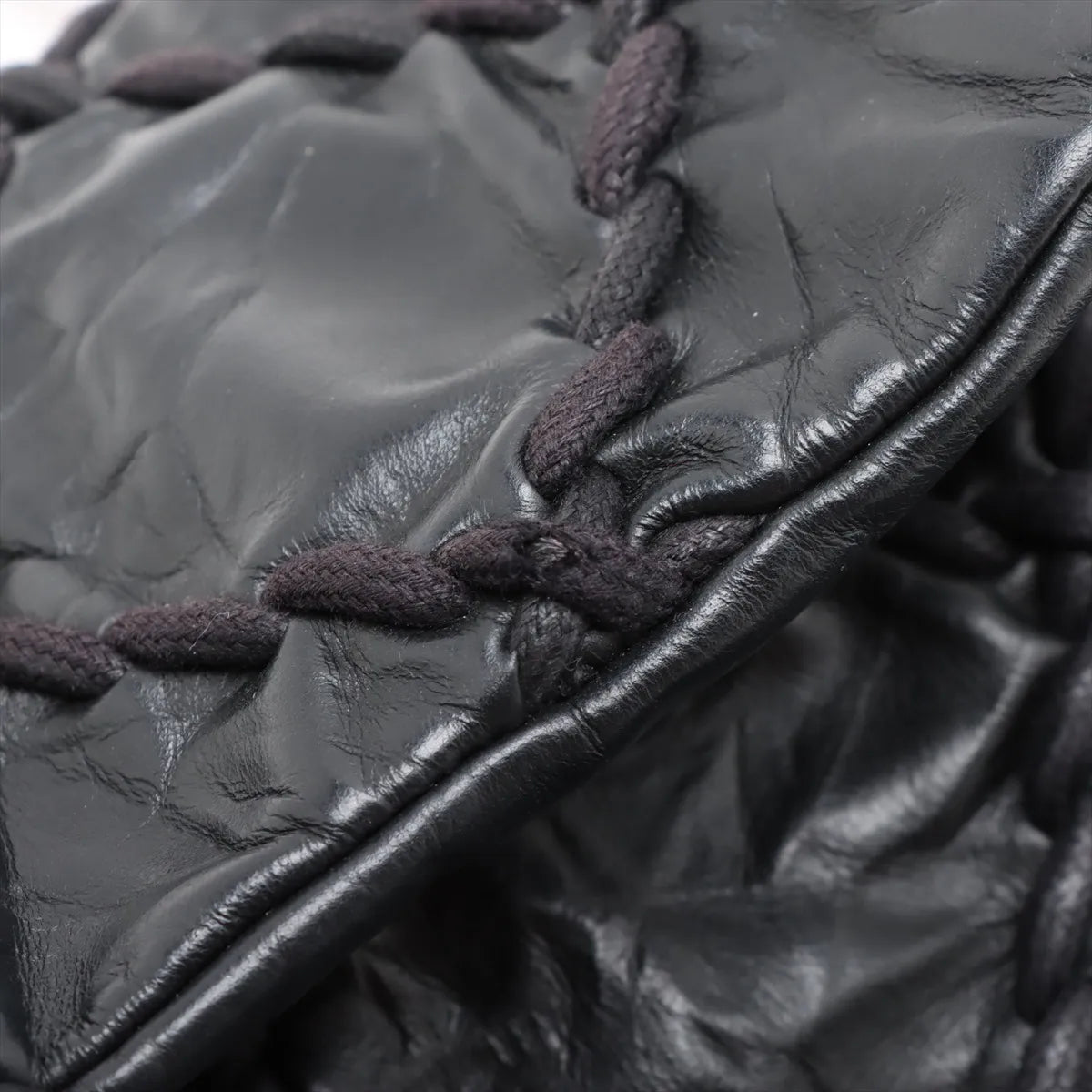 Chanel CC Logo Ultra Stitch Matelasse Single Flap Double Chain Bag Black