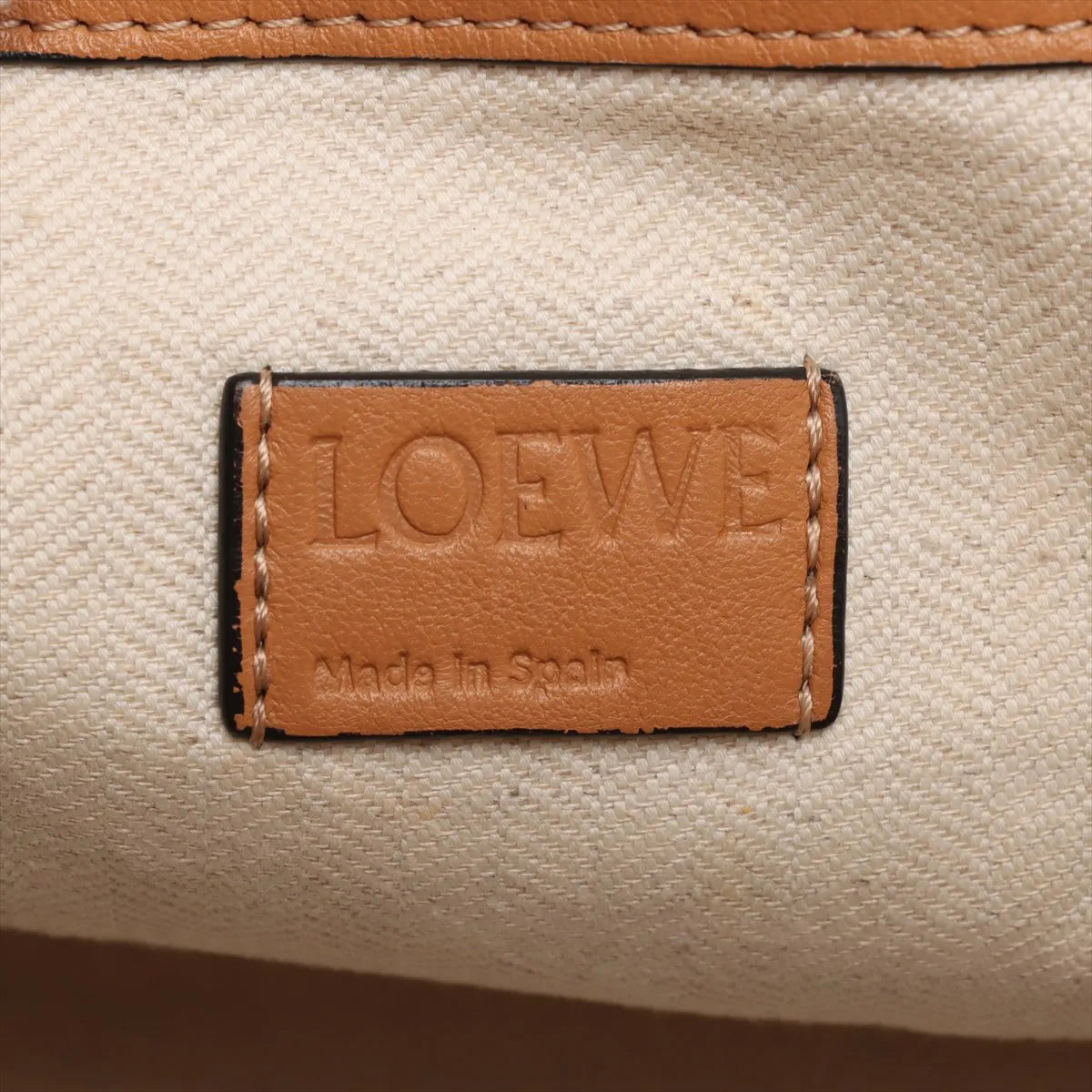 Loewe Flamenco Large Leather Tote Bag Brown